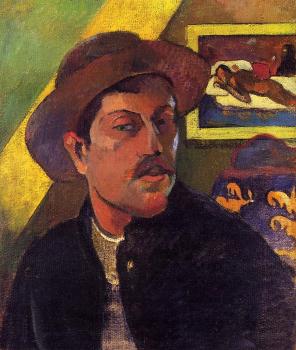 Paul Gauguin : Self Portrait with Hat